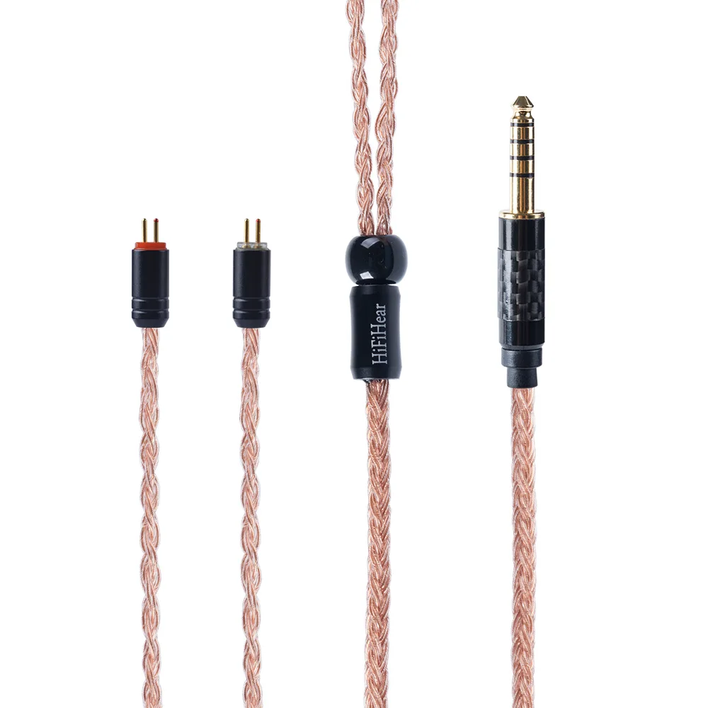 Импортный однокристаллический медный кабель hifiears 16 ядер 2 5/3 5/4 4 мм с MMCX/2