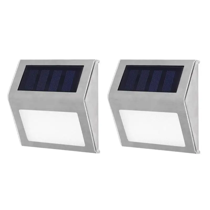 2-4 шт. 3LED солнечный свет водостойкий наружный Солнечный свет лампа Сад Двор лестница лампы для дорожек