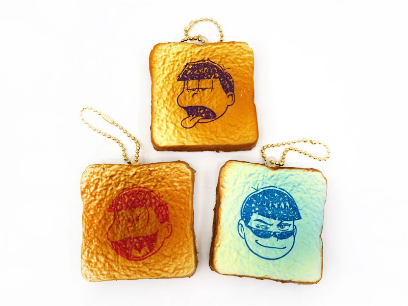 Osomatsu-san toast, 3 стиля, оригинальная упаковка, японские Мультяшные продукты, хлеб мягкий и легко сдавливаемый предмет