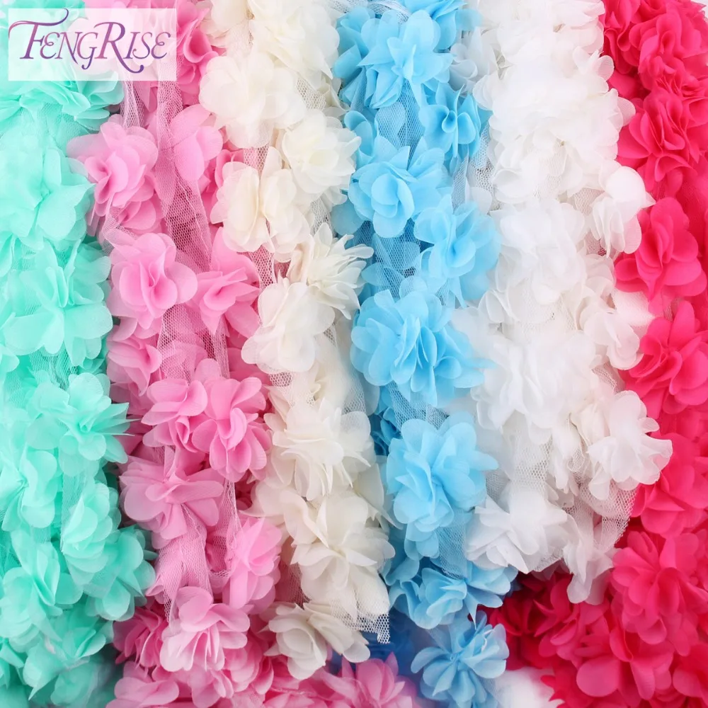 Мини лента с кисточками FENGRISE помпонами 5 ярдов 10 мм ручная работа|Кружево| |