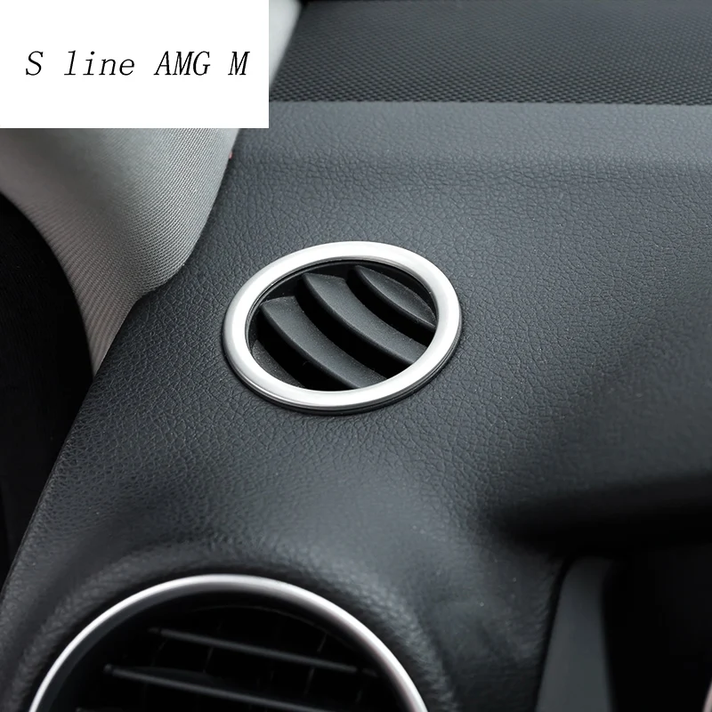 Автомобильный Стайлинг AC Outlet Trim Air рамка украшение авто наклейки Чехлы для Mercedes