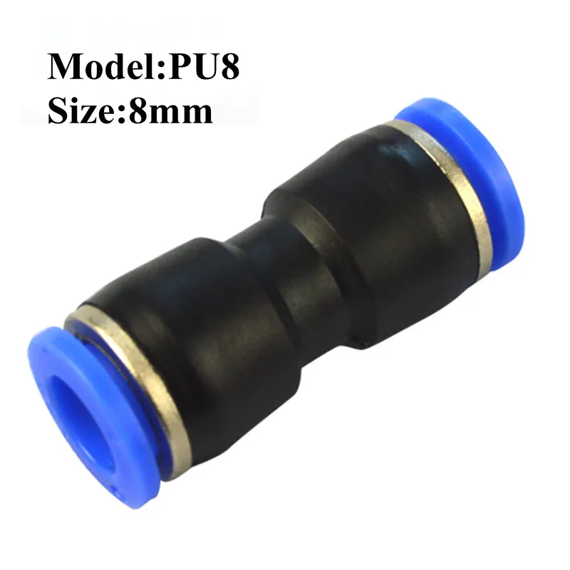 Бесплатная доставка 10 шт./лот PU-6 пневматический Фиттинг pu6 pu8 PU4 PU10 PU12