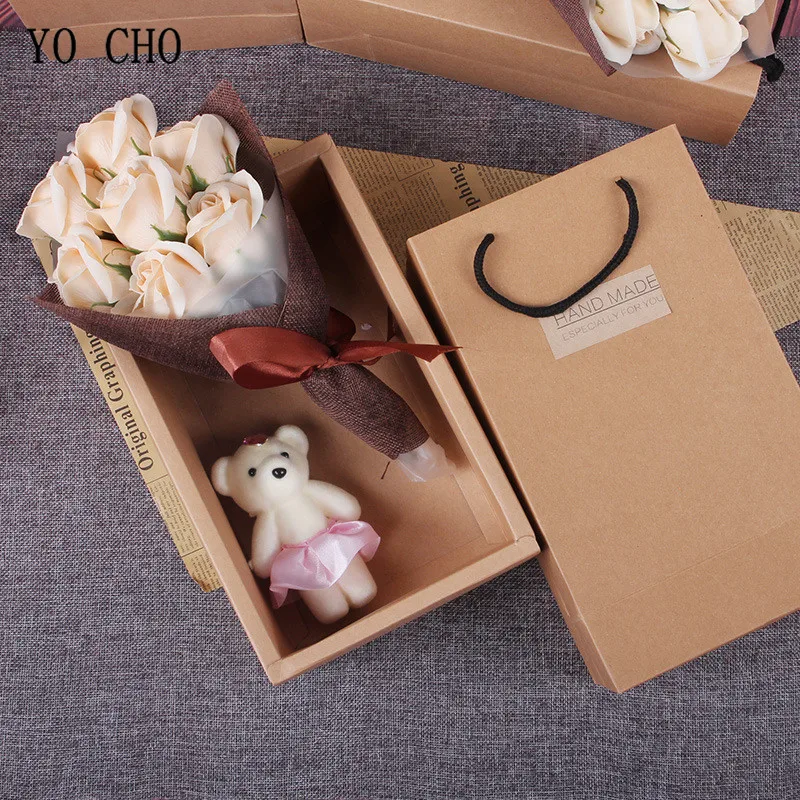 YO CHO оптовая продажа Подарочная коробка с мыльной розой на День святого Валентина