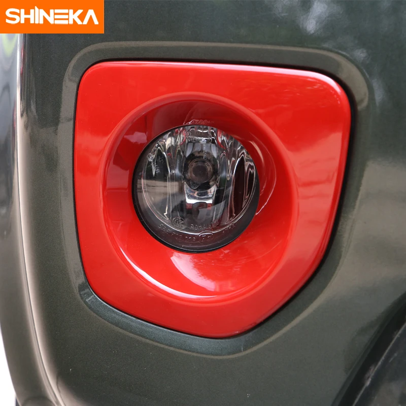 SHINEKA наклеиваемого покрытия для автостайлинга из ABS Передние противотуманные