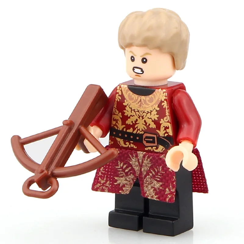 Игра престолов Одиночная Khai Drago daeneris белый ходунки Jaime Льда и Огня строительные блоки модель игрушки UO - Цвет: Синий