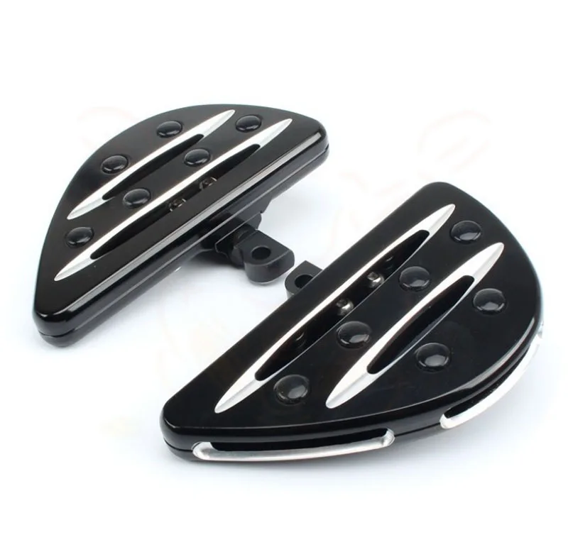 

Rear Passenger Floorboards Footrest Foot Pegs Pedal Pads For Harley Touring Tour Glide Street Glide Road King Electra Glide