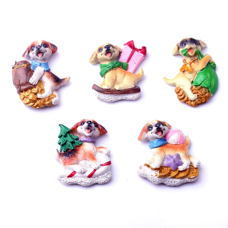 Магнит на холодильник для собаки сувенирные магниты холодильников кухни декор