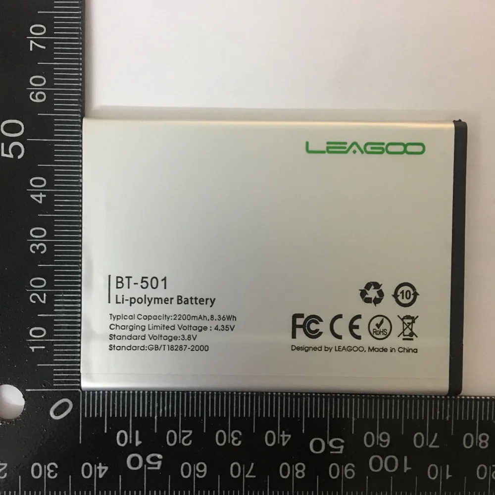 CUUSEY 2018 Новый BT-501 для LEAGOO Alfa 5 батареи BT501 BT 501 Alfa5 2200 мАч Высокое качество замена