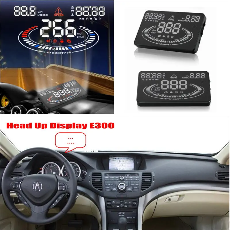 Автомобильный HUD Дисплей для Acura CSX/ILX/MDX/TSX/RSX/ZDX AUTO OBD безопасный проектор вождения