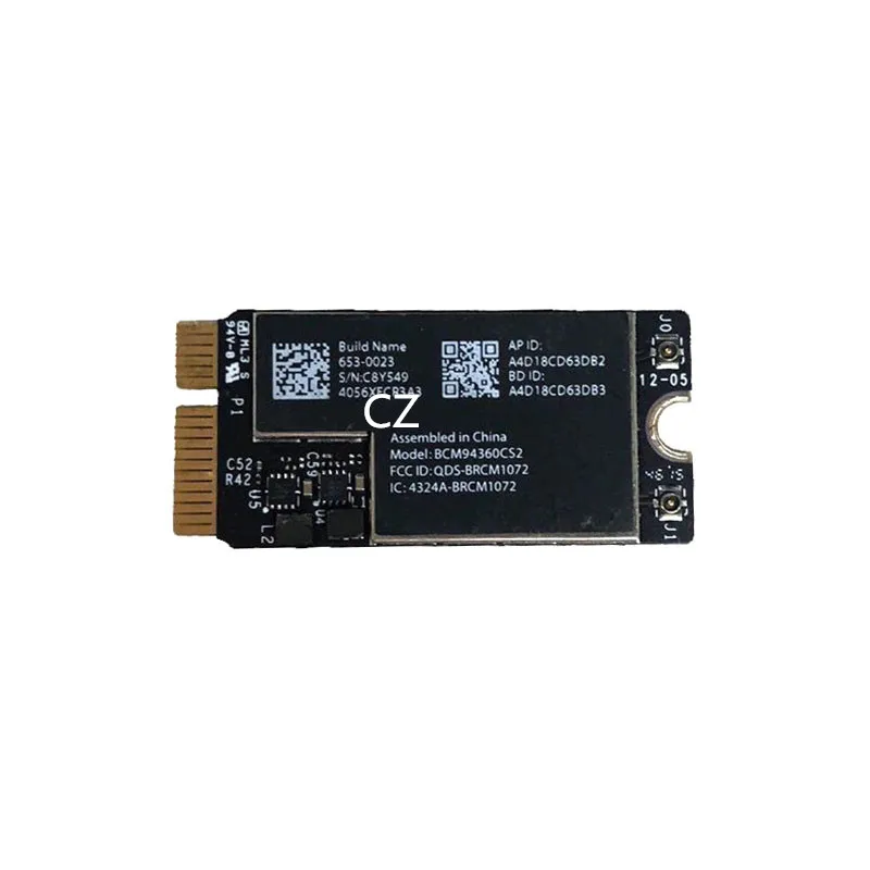 Оригинальная Wi-Fi Bluetooth карта для Apple MacBook Air 11 &quotA1465 13&quot A1466 2013 2014 2015 год WiFi в
