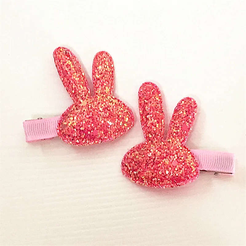 2pcs Hair Clips 2 шт./лот,, заколки для волос, для девочек, бабочки, мерцающие заколки, блестящие стразы для милых детей, повязка для волос, аксессуары для волос - Цвет: 2pcs Hair Clips