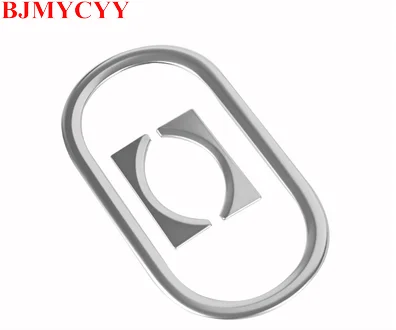 Автомобильная задняя дренажная рамка из нержавеющей стали BJMYCYY декоративная для