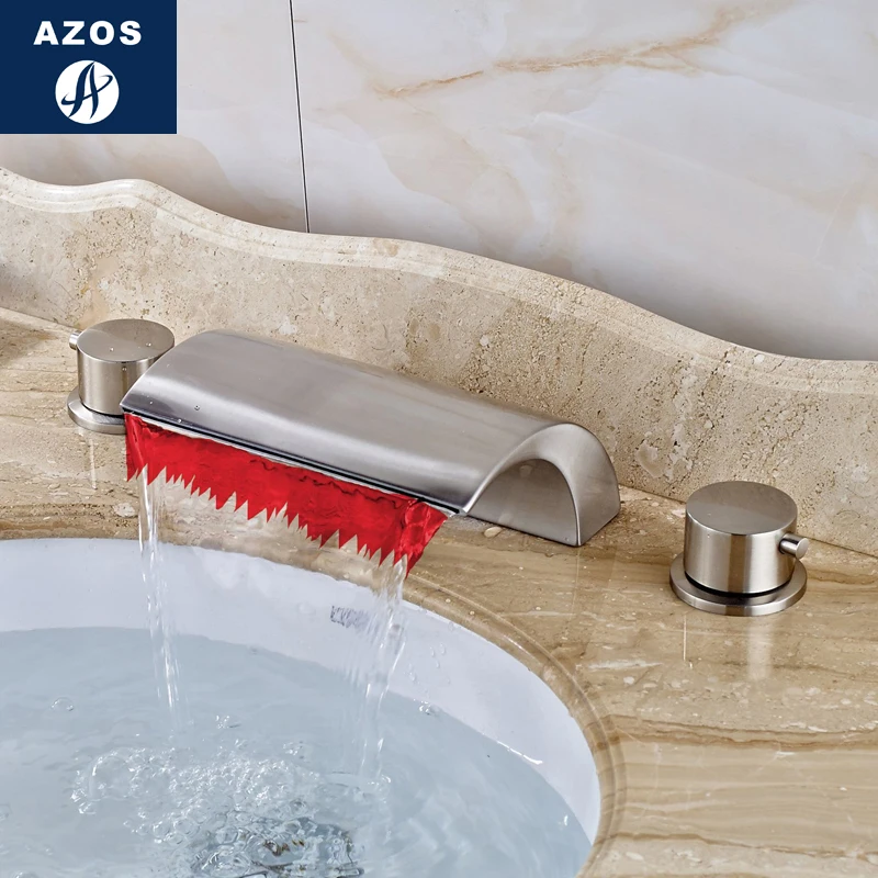 Смесители для раковины ванной комнаты устанавливаемый на раковину водопад