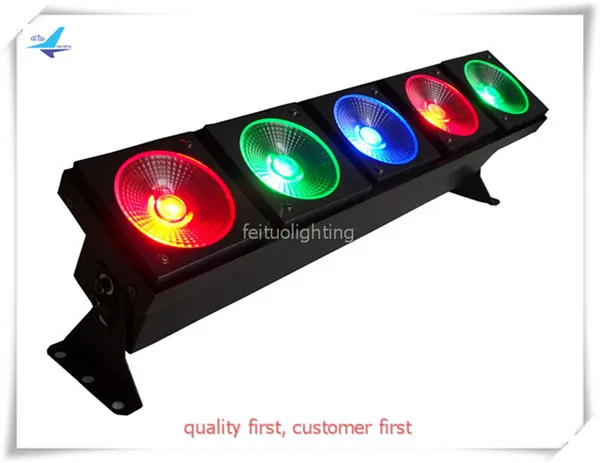 Бесплатная доставка Светодиодная панель 5x30 Вт осветительный прибор RGB 3 в 1 Powercon