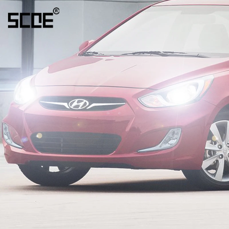 Для hyundai Accent Amica Atos Getz i10 i20 Matrix SCOE 2 шт. супер галогенная лампа дальнего света