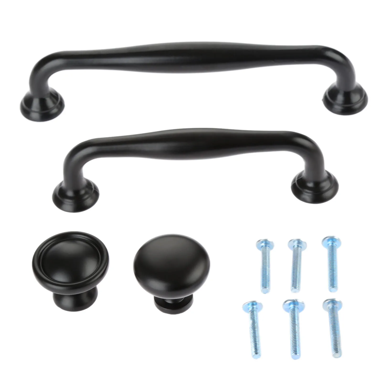 Ручка для мебели DRELD кухонные ручки черного цвета шкафа гардероба ящика