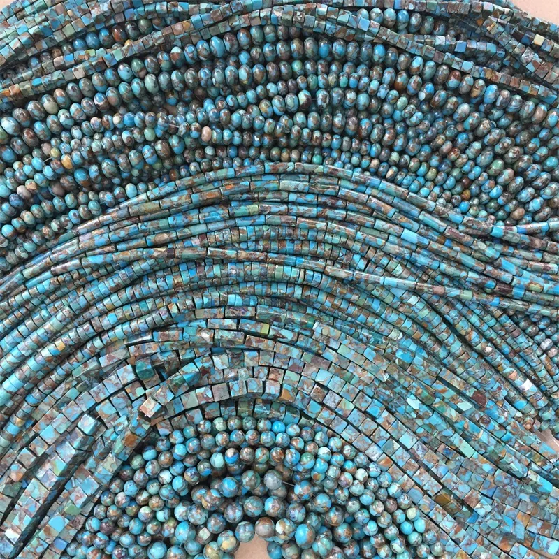 Очень стильные натуральные зеленые бирюзовые китайские Hubei оригинальные натуральные неокрашенные свободные бусины, лечебная сила, ювелирные изделия, отличный подарок