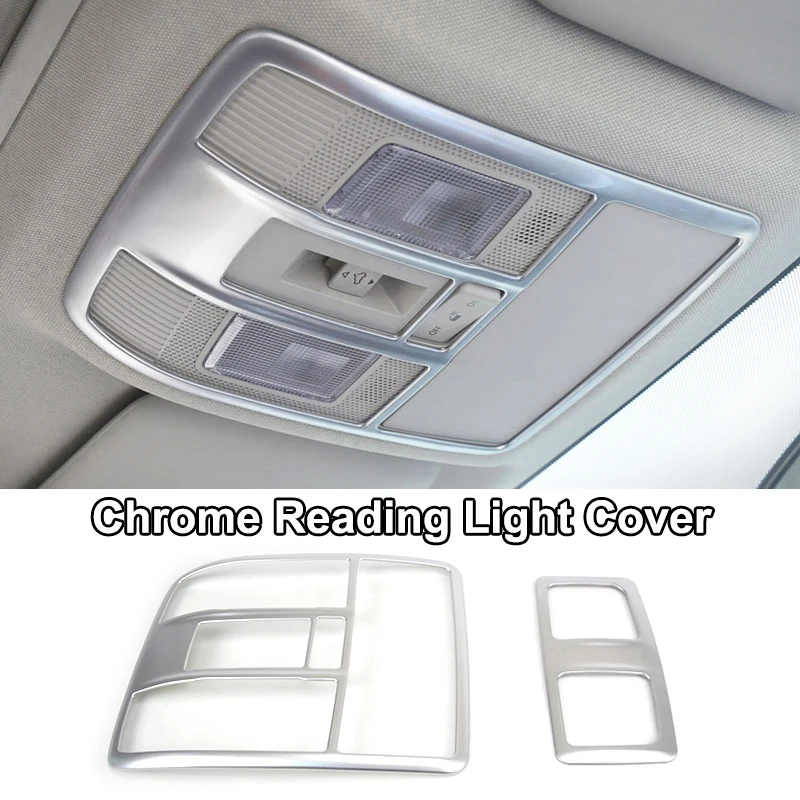 reading light cover Для Mazda CX-5 CX5 KE 2012 2013 хромированная внутренняя дверная ручка подлокотник вентиляционное отверстие накладка украшение автомобиля Стайлинг - Цвет: reading light cover