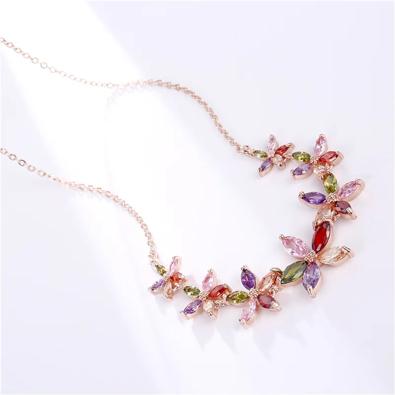Новинка, оригинальные кристаллы от Swarovski, именные ожерелья, хорошее ювелирное изделие для женщин, цепочка для рождественской вечеринки