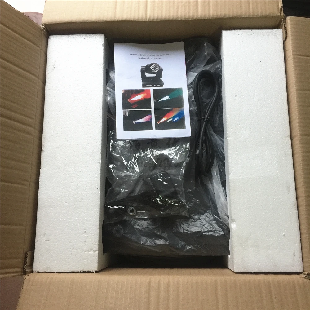 4x диско ди джей мощная 36pcs RGB светодиодный дымовая машина 1500 Вт перемещение головы