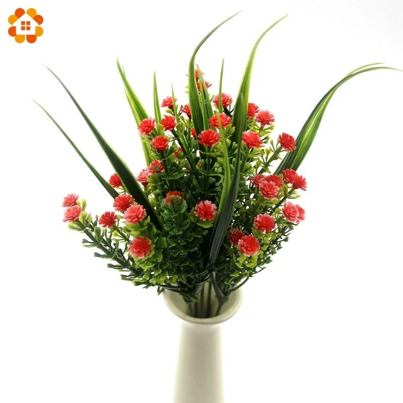 1 шт.. Высокое качество Маленькие искусственные зеленые растения Трава