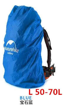 Naturehike высокое качество 20L-70L рюкзак дождевик сумки для кемпинга альпинизма водонепроницаемый Открытый Путешествия Аксессуары Упаковка Чехол - Цвет: L Blue