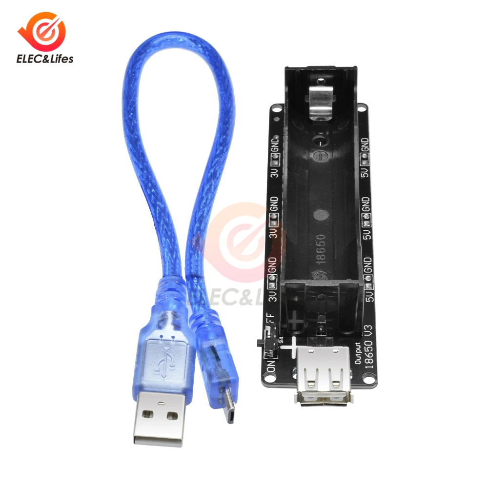 Плата расширения для Wemos ESP32 ESP32S 18650 плата зарядки литиевых батарей V3 Micro USB Type-A