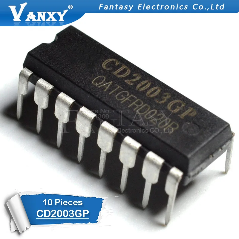 10 шт. CD2003GP DIP16 CD2003 DIP 2003GP DIP-16 Новый и оригинальный IC | Электронные компоненты