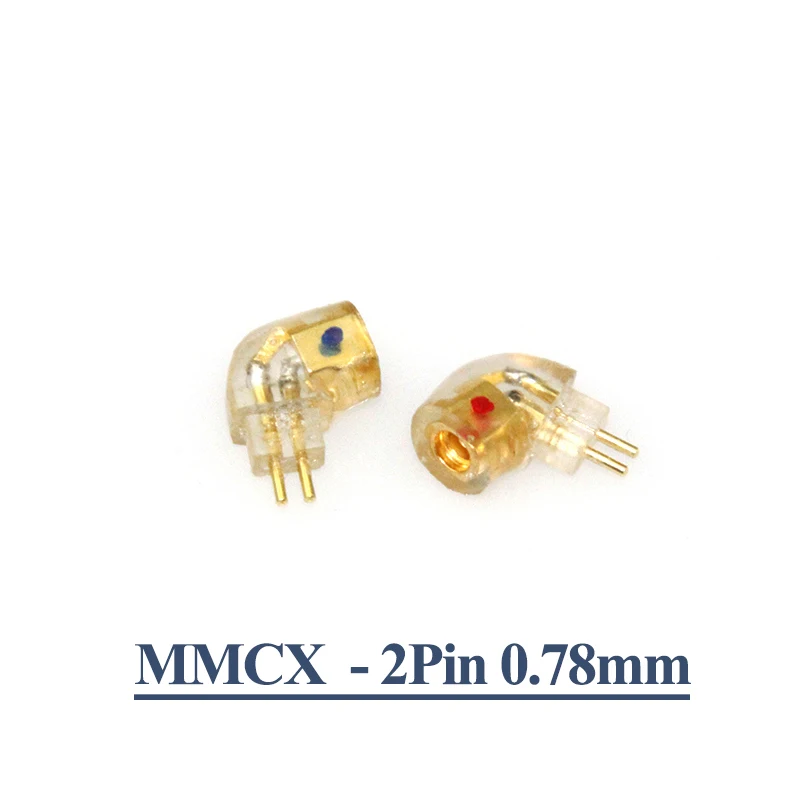 MMCX-0.78 2Pin(M) Linsoul разъем для наушников Адаптер MMCX 0,78 мм 2Pin для QDC SONY IE80 W4R JH IM FitEar TF10 A2DC - Цвет: MMCX-0.78 2Pin(M)
