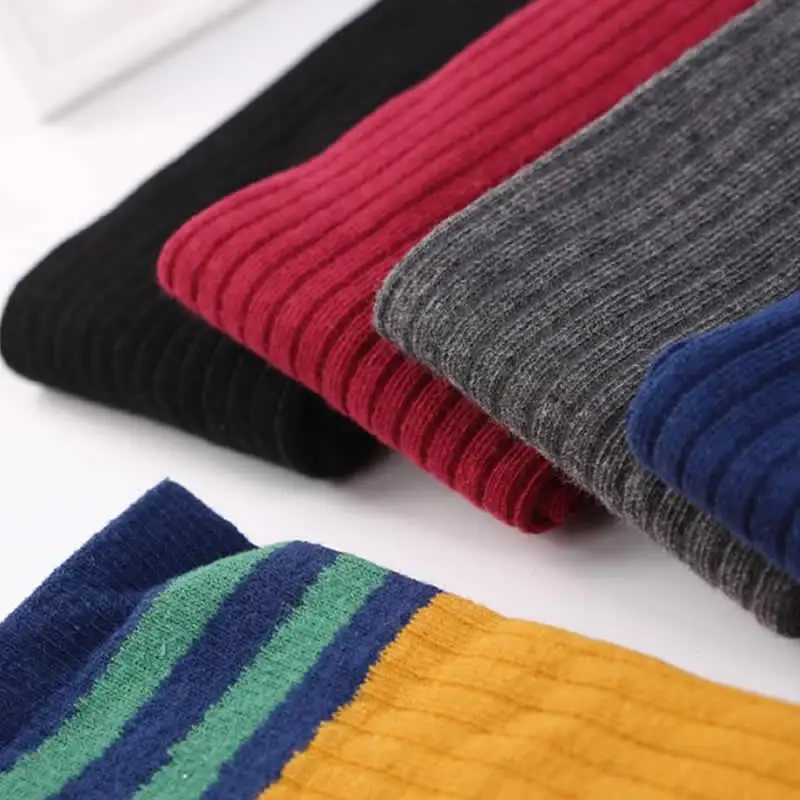 Весенне-осенняя модель в виде взрыва детские носки полоску с двумя полюсами