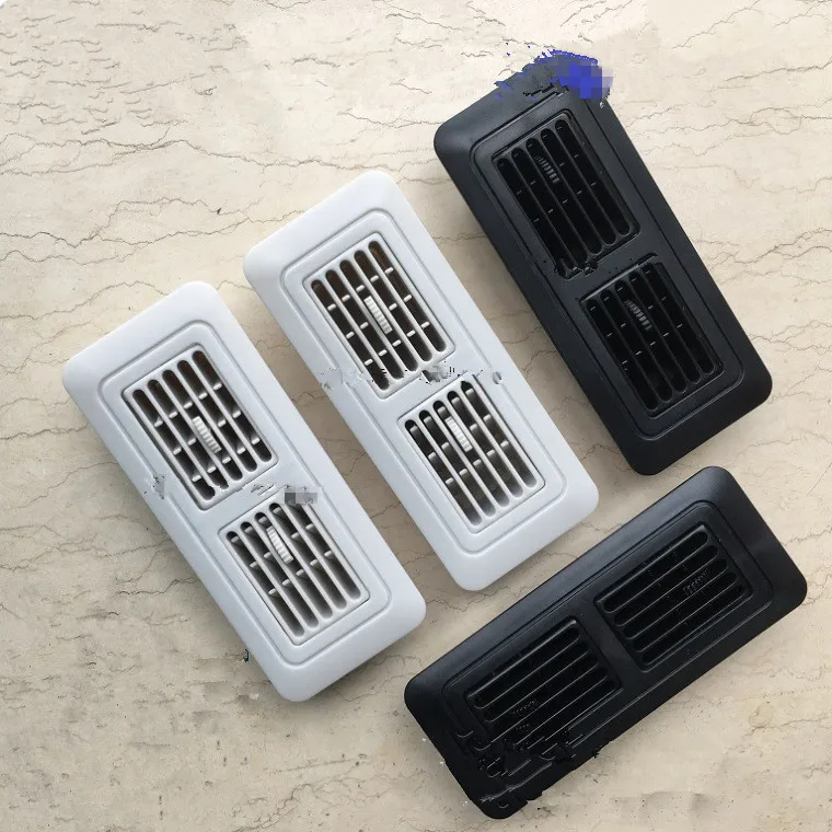 Караван RV морской яхты кондиционер 176 мм Ventiltion Outlet черный, белый цвет LS176