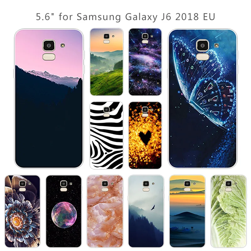 Для Samsung Galaxy J6 2018 чехол для телефона 5 6 дюйма сценический Орел Чехлы задней панели
