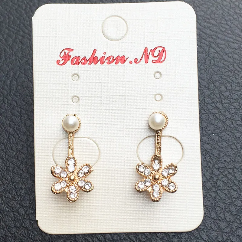 Женские серьги гвоздики с искусственным жемчугом 5 цветов|flower stud earrings|stud earringsstud