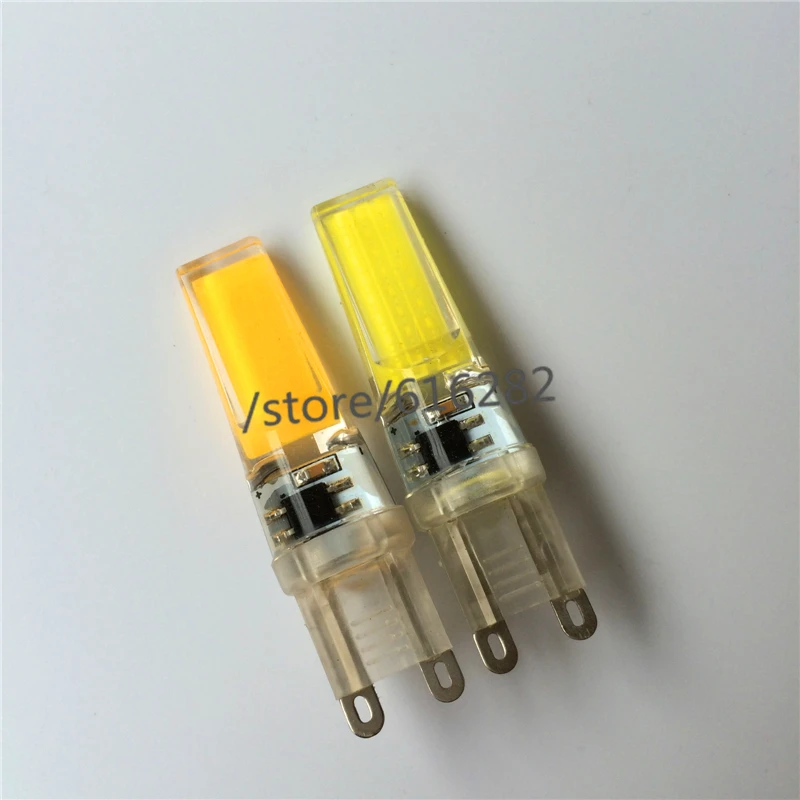 Супер яркая G4 G9 E14 COB AC220V 9 Вт диммируемая лампа замена для люстры хрустальная LED