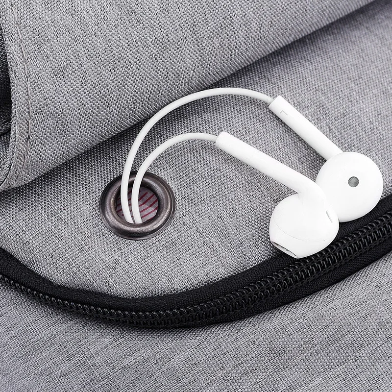 Повседневная мужская и женская сумка мессенджер с usb зарядкой нагрудная