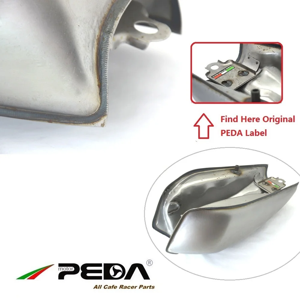 3FD PEDA мотоцикл Кафе Racer бак Винтаж 9л 2 4 галлона Топливо газ может Ретро бензиновые