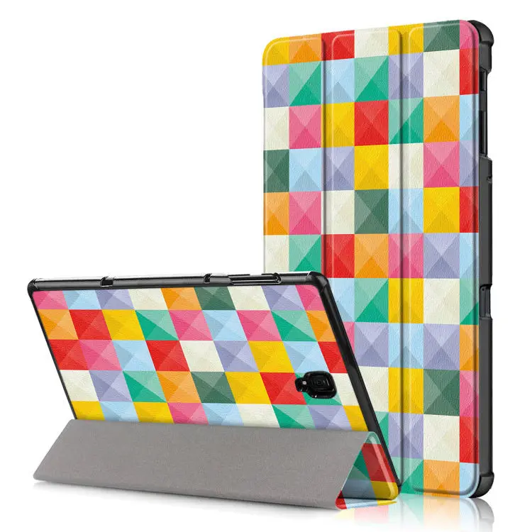 style 10 Высококачественный защитный чехол из искусственной кожи для samsung Galaxy Tab A 10,5 T590 T595 T597 SM-T590 SM-T595+ Защитная пленка для экрана в подарок - Цвет: style 10