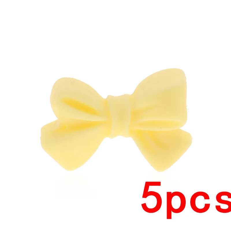 Cream Yellow33 5 шт. силиконовый для детей для прорезывания зубов ожерелье бусы Пингвин, лиса без БФА, силиконовый Бисер для детский Прорезыватель жевательные Детские Подарочные бусины в виде конфет - Цвет: Cream Yellow33
