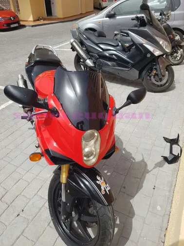 Новые запчасти для ветрового стекла мотоцикла дымчато-черный Hyosung GT125 GT250R GT650R GT650S