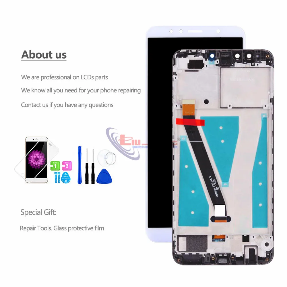 Для Huawei Y9 2019 ЖК дисплей сенсорный экран замена дигитайзер сборка JKM LX1 LX2 enjoy 9 plus с