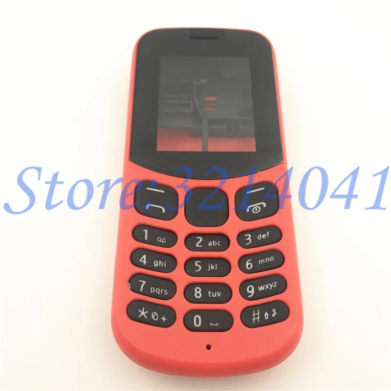 10 шт./лот новый полный чехол для телефона с английской клавиатурой Nokia 130 2017 TA 1017 +