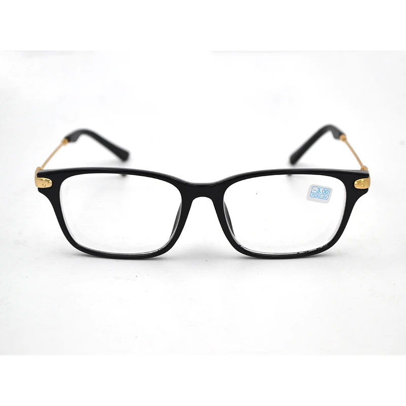Очки для близорукости женские очки PC + металлическая модная квадратная оправа 1