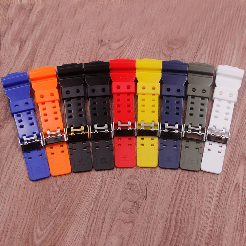 

Watch Accessories For Casio G-SHOCK GA GD GLS-100 110 120 Glossy Strap Men's Watch Strap