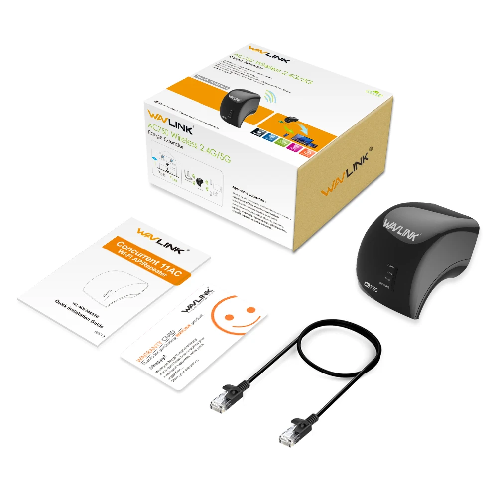 Wavlink AC750 Smart Wi-Fi ретранслятор/точка доступа усилитель сигнала двухдиапазонный