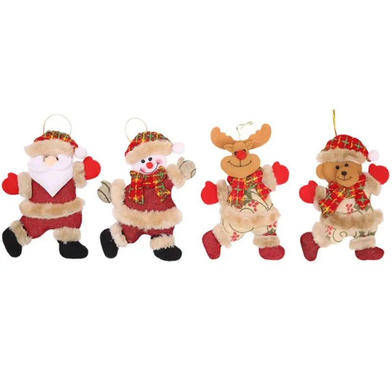 Best christmas decorations for home Socks Gift tree noel navidad 2018 decoration ornaments Snowman Reindeer Bear natale | Дом и сад