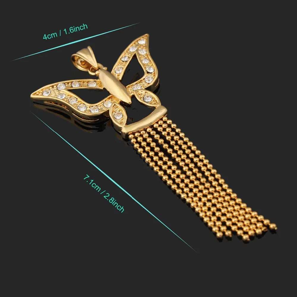 Подвеска золотого цвета для женщин и девочек в африканском стиле подарок на