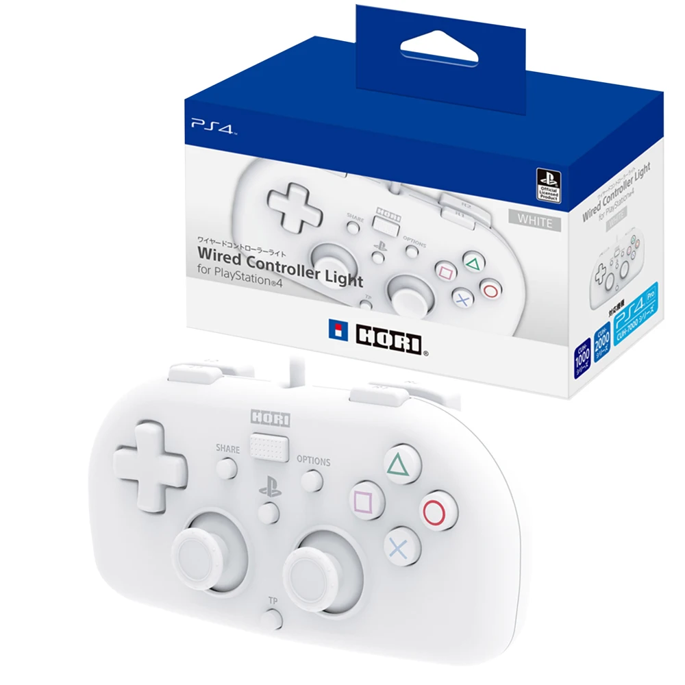 Hori четыре цвета для PS4-102/для PS4-100/для PS4-101/для PS4-099 проводной мини-контроллер Джойстик для sony PS4