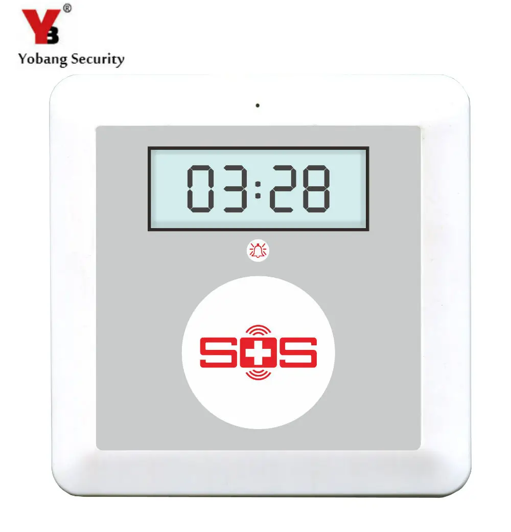 K4 YobangSecurity Беспроводная GSM SMS старшая Telecare домашняя система охранной сигнализации кнопка SOS с шейным запястьем аварийная тревожная кнопка - Цвет: K4