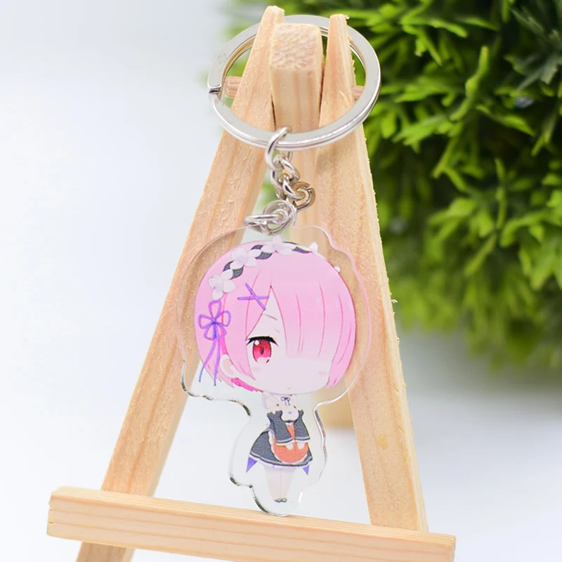 RE Zero фигурка брелок двухсторонний Ram Rem фильм ТВ периферийные устройства милый