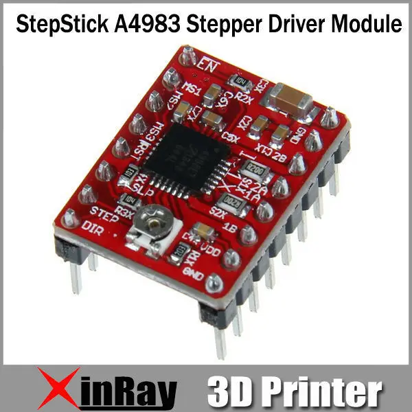 Hot Sell 3D printer Accessories StepStick A4983 Stepper Driver Module 5PCS/LOT GT016 for Reprap printers |